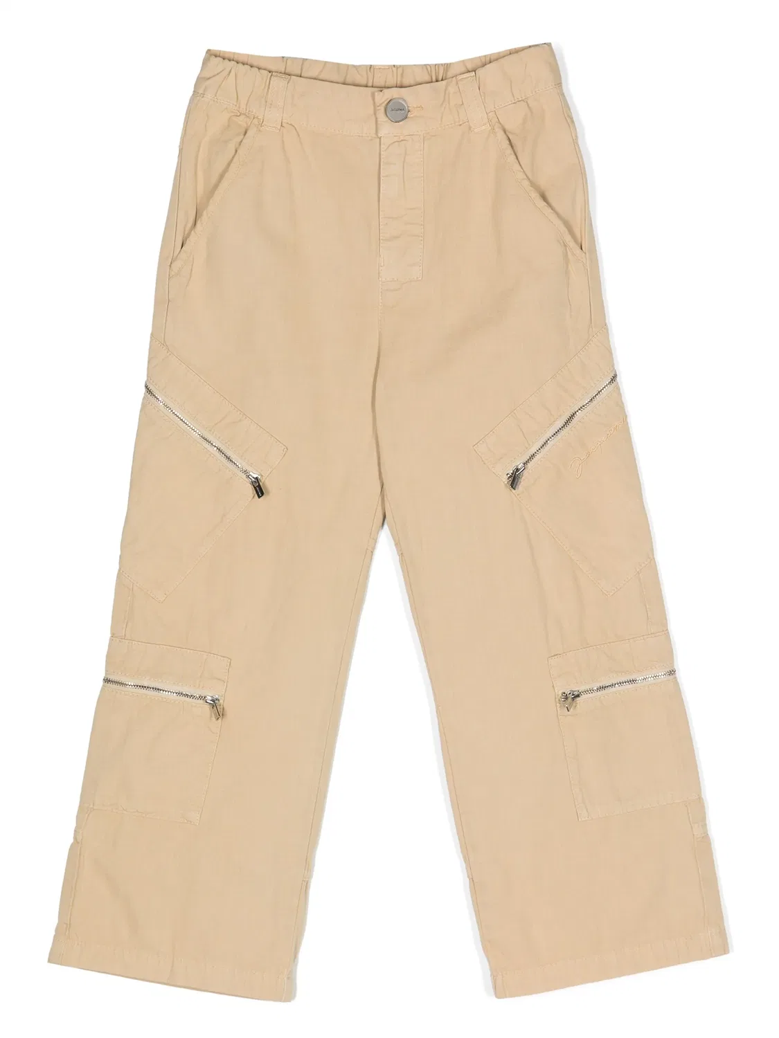 Хлопковые брюки Le Cargo Jacquemus, нейтральный