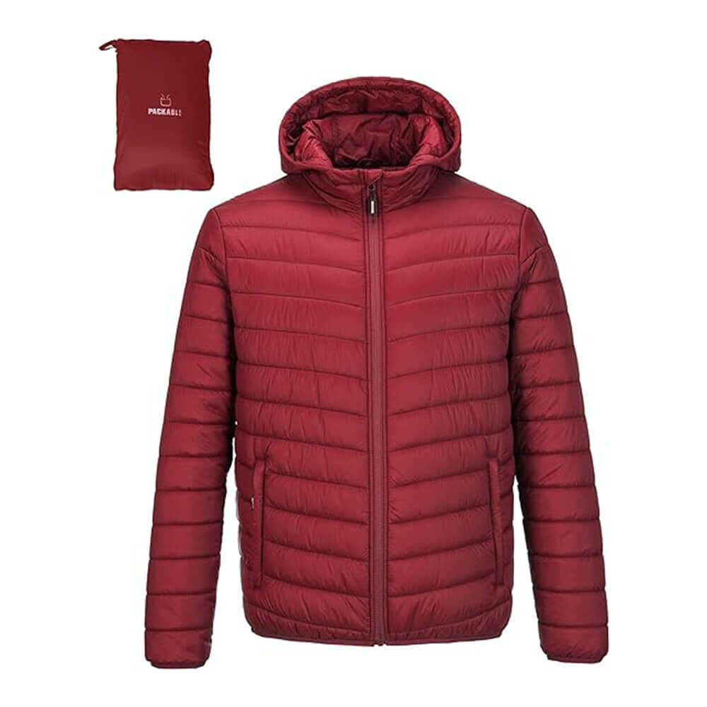 

Пуховик Outdoor Ventures Men's (Fold In Pocket), красный