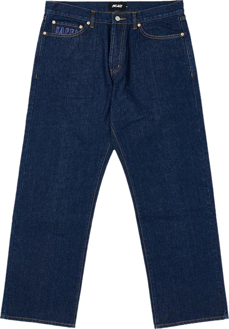 

Джинсы Palace Baggies Jeans 'Indigo Rinse Wash', синий