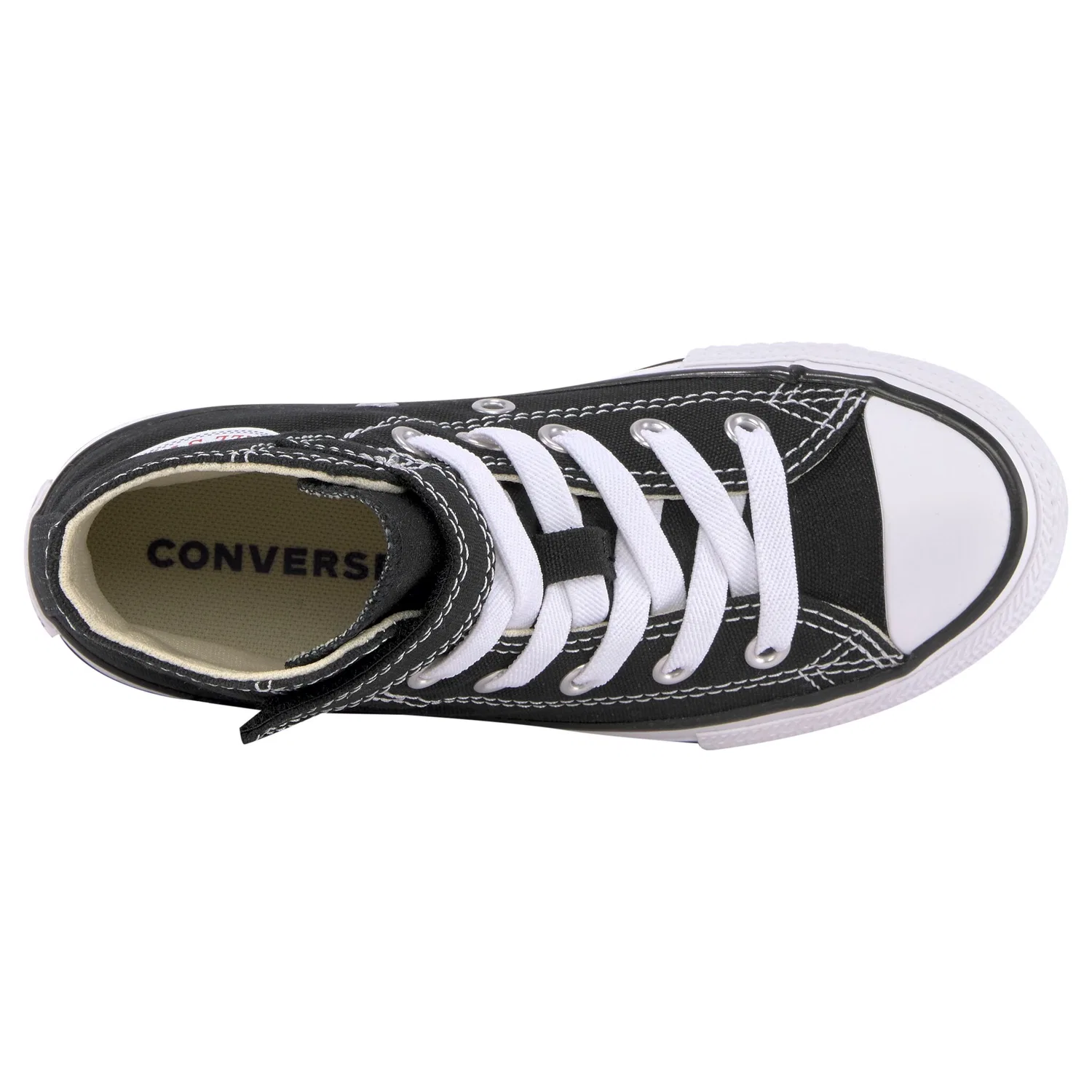 Детские кеды с липучкой Converse, Black — фото 4