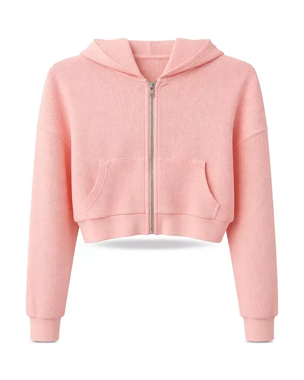Детская толстовка для девочек с капюшоном Brynn Hoodie KatieJ NYC, Apricot Blush