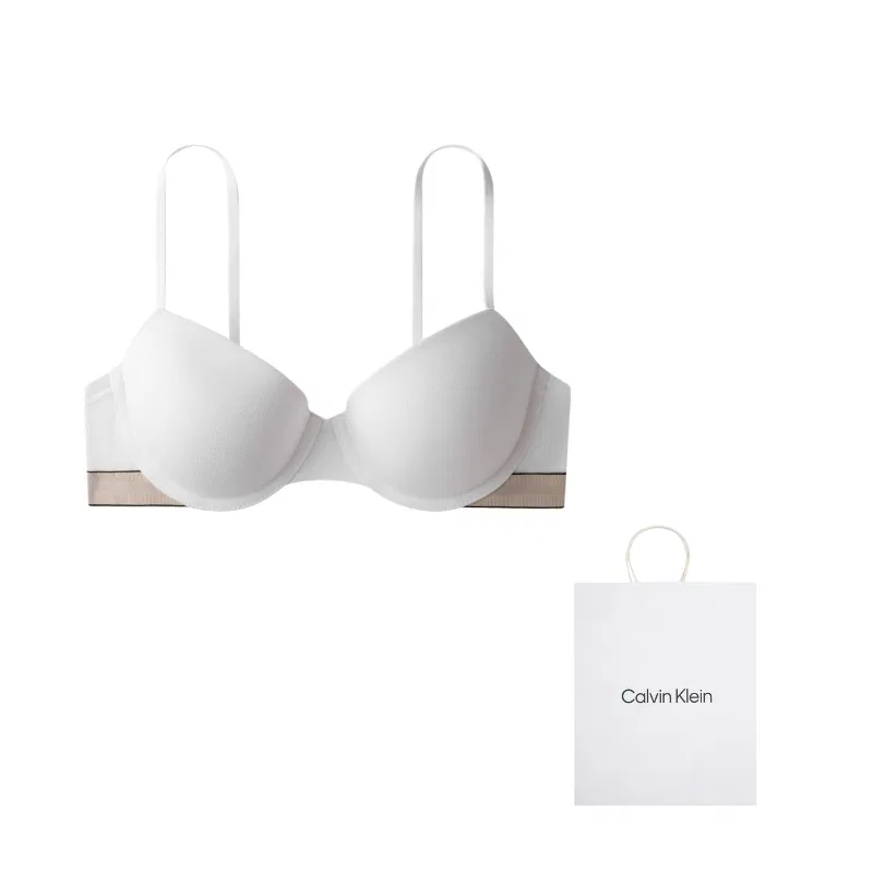 Женский бюстгальтер Vintage Resistance Band Bra Calvin Klein, Moon White