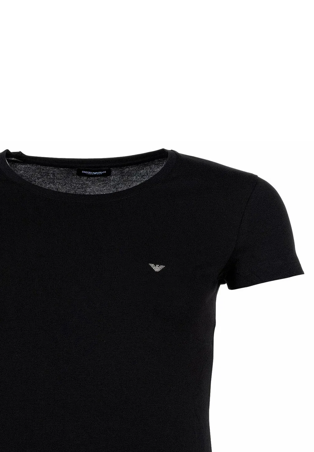Простая футболка Emporio Armani, Schwarz — фото 3