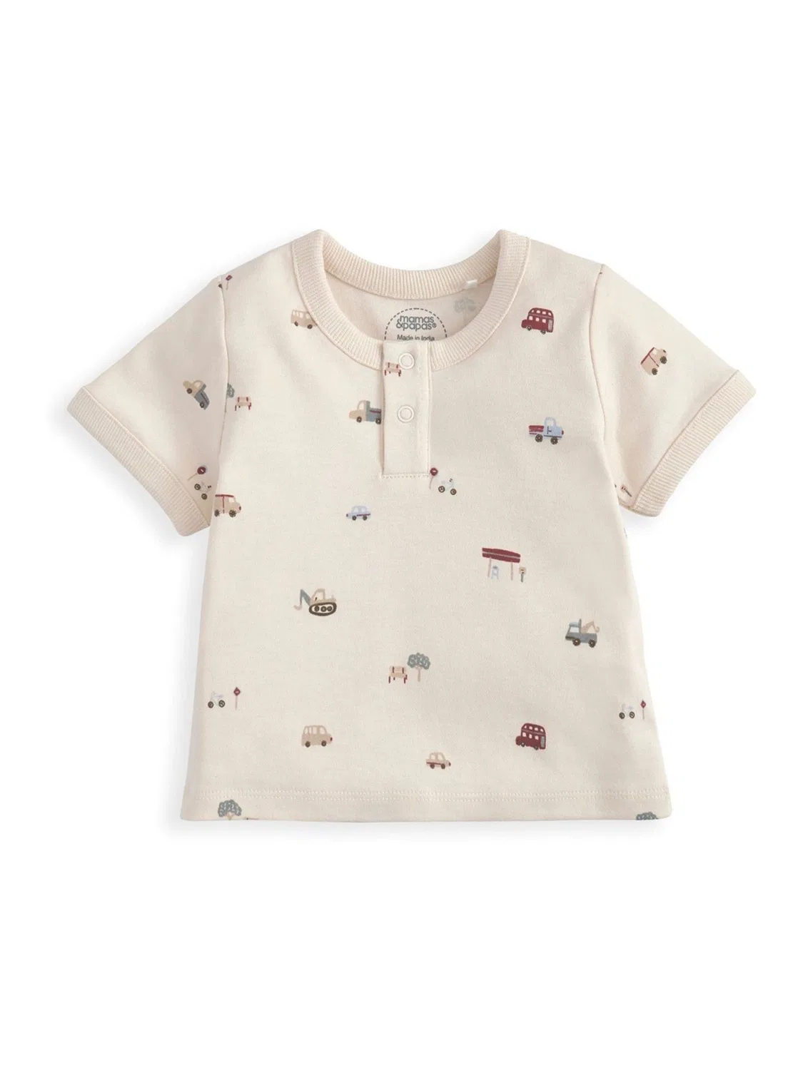 Пижама Little Explorer Jersey Short Mamas & Papas, кремовый — фото 2