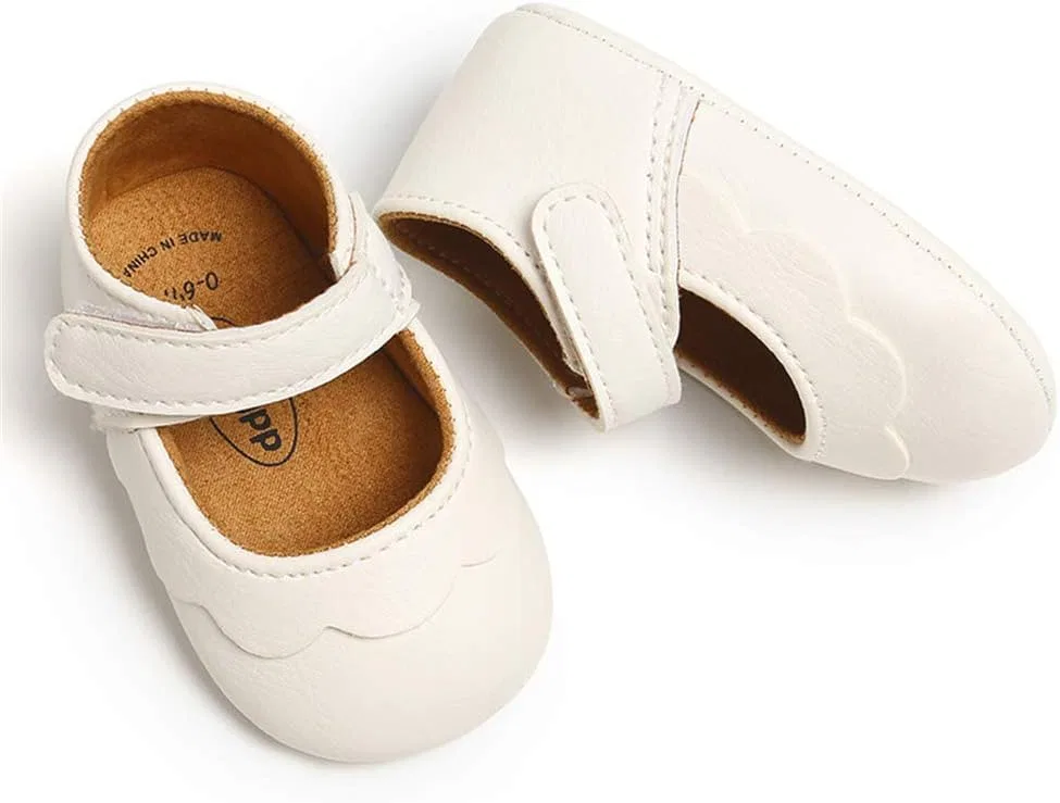 Детские туфли Мэри Джейн для девочек Timatego, White — фото 4
