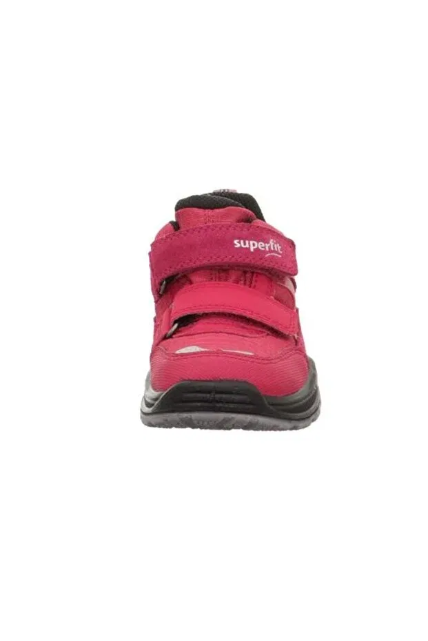 Детские кроссовки для девочек с принтом Superfit, Pink Fabric — фото 4