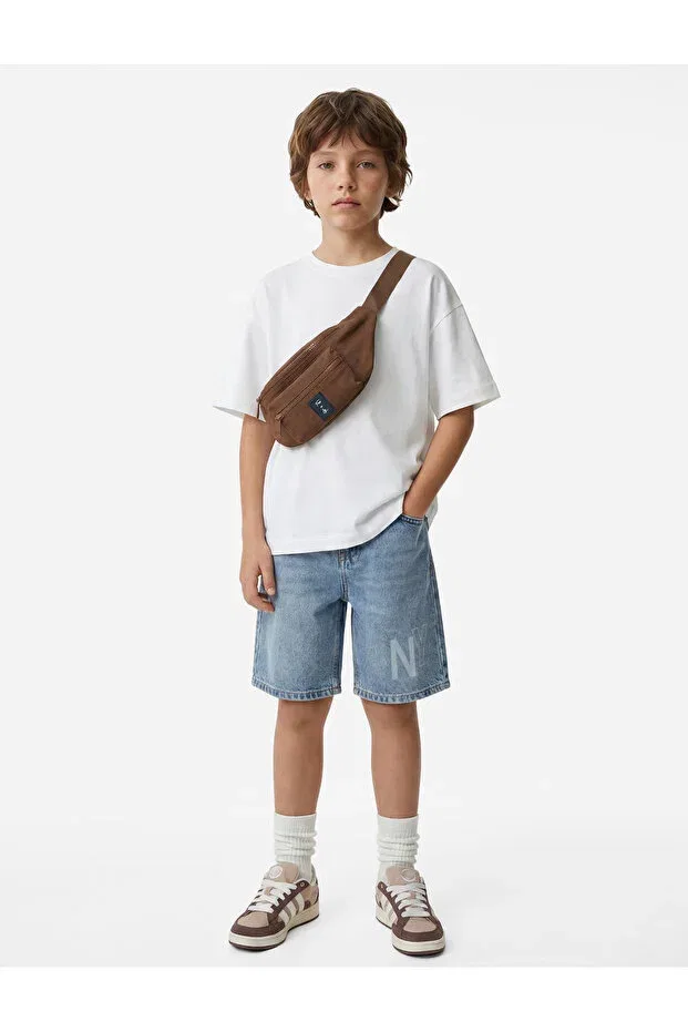 Детские шорты для мальчиков свободного кроя Koton, Middle Indigo