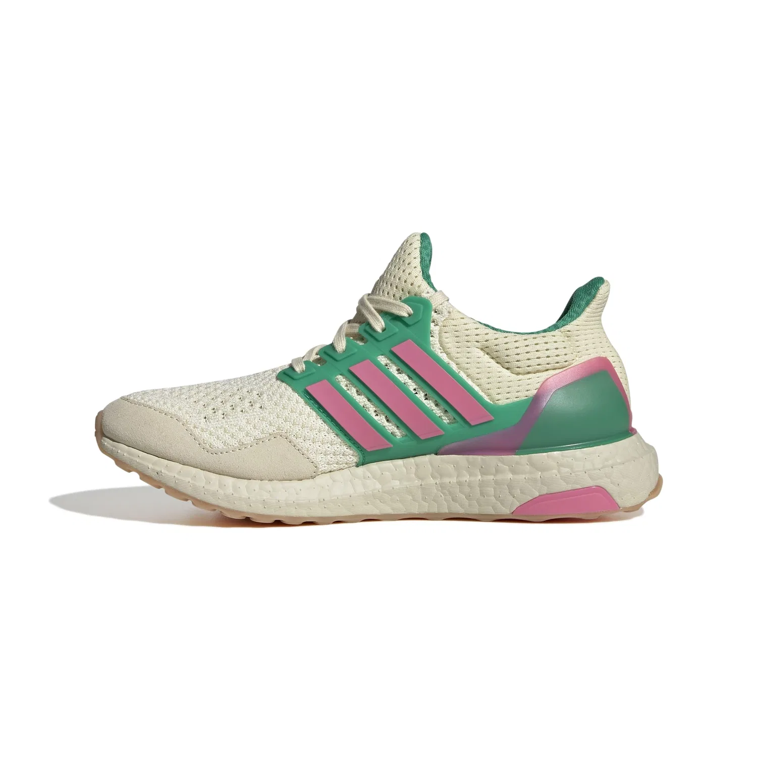 Детские кроссовки на липучках Grand Court Lifestyle Unisex Kids Adidas, Off White Pink Fusion Court Green
