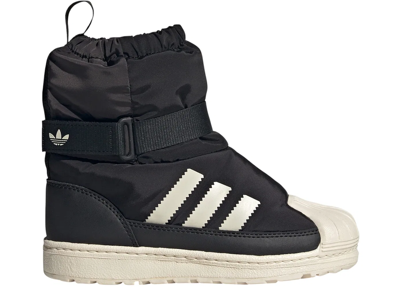Детские ботинки зимние с утеплением Adidas Superstar 360 Winterized Boot, Core Black/Wonder White/Carbon