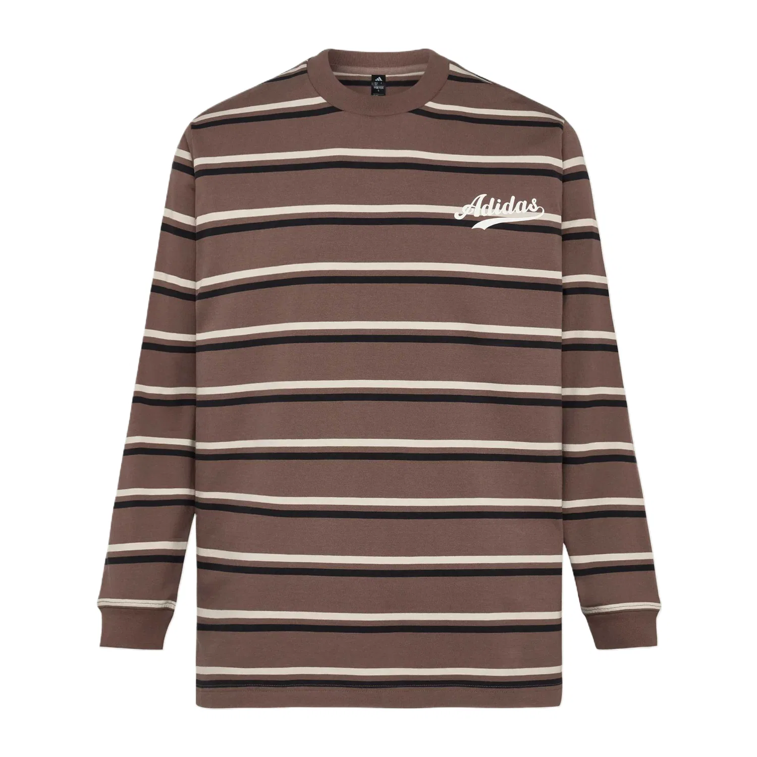 Футболка с принтом Stratum Dark Earthy Brown Adidas, Brown