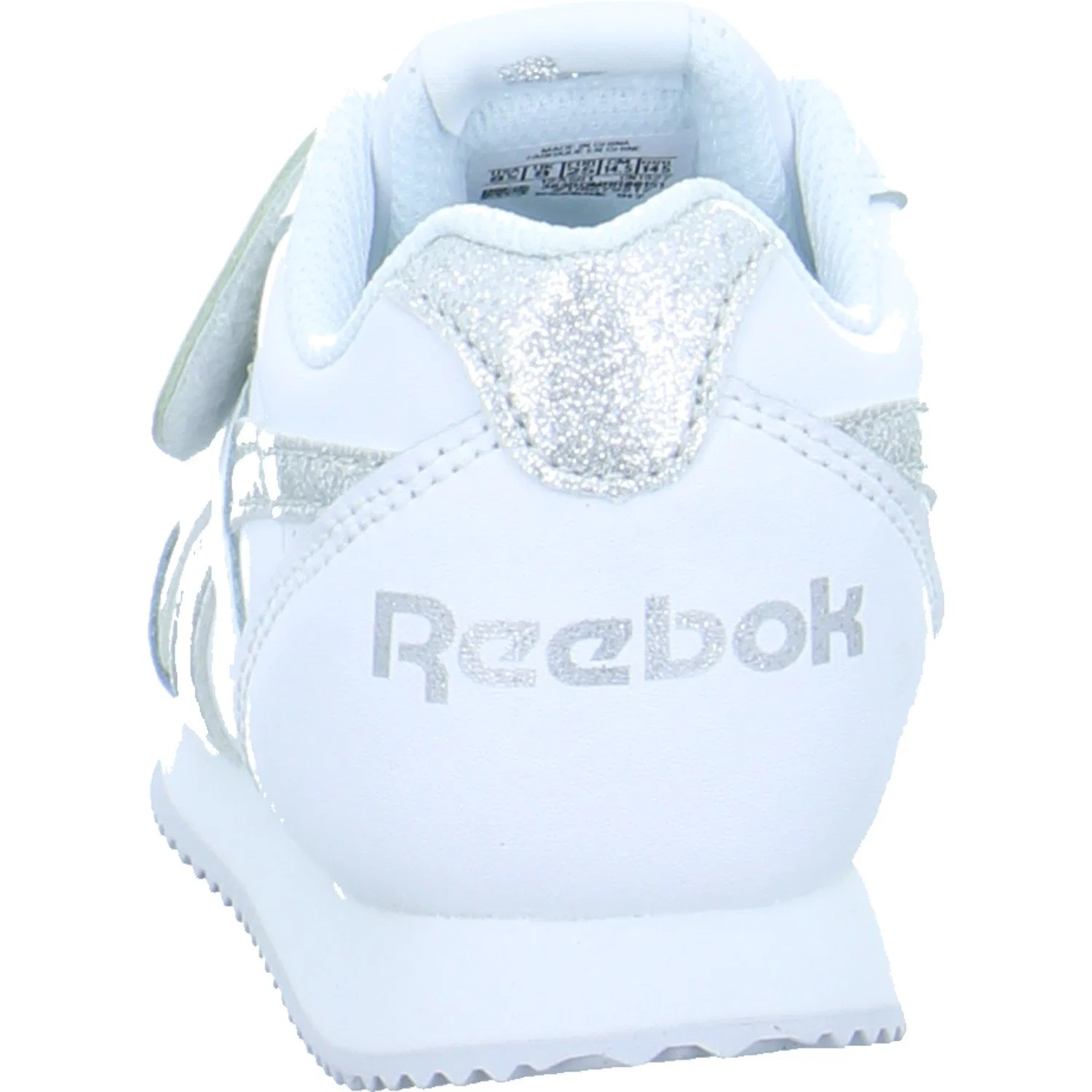 Детские кроссовки для мальчиков с закрытым носком Reebok Royal Cljog 2 KC, White Silver — фото 2