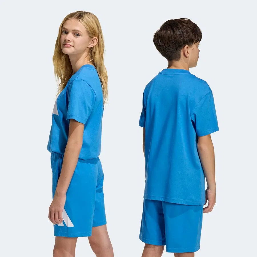 Спортивная футболка ADIDAS SPORTSWEAR Performance Shirt 'Essentials' светло-голубого цвета — фото 4