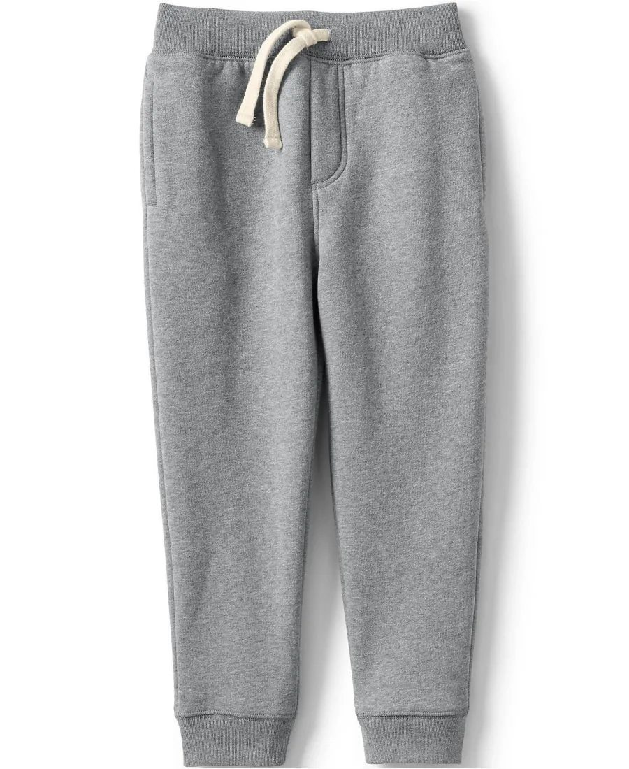 Спортивные штаны для девочек в школьной форме Lands' End, Pewter Heather