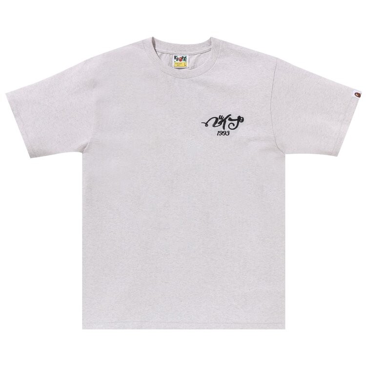 

Футболка BAPE Embroidery Style Souvenir Logo Tee, серый