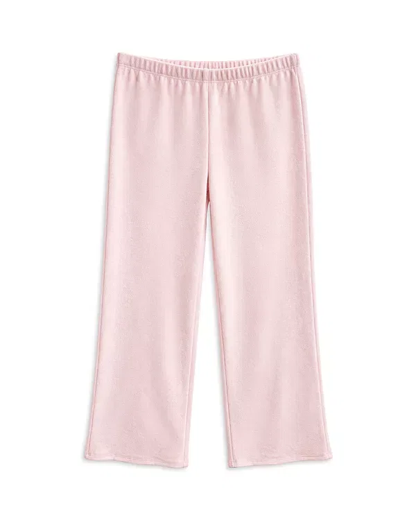Детские брюки для девочек из махры Tucker Terry Pants KatieJ NYC, Pale Pink