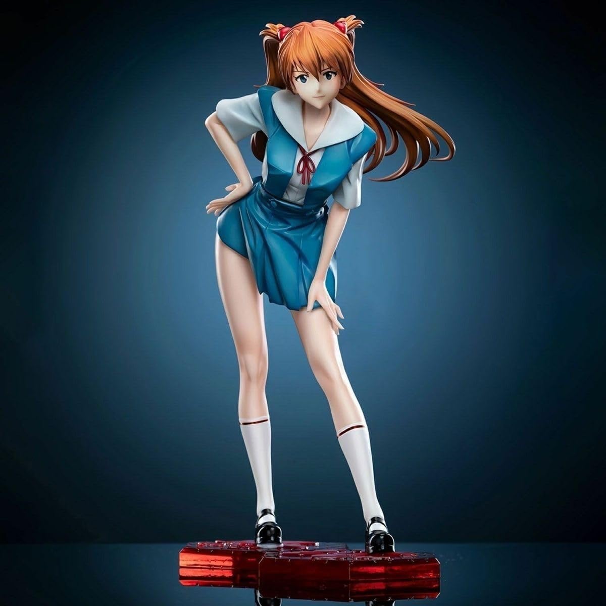 

Коллекционная фигурка Good Smile Company (GSC) Asuka Langley New Century Evangelion Asuka Standing Uniform Doll, 21 см