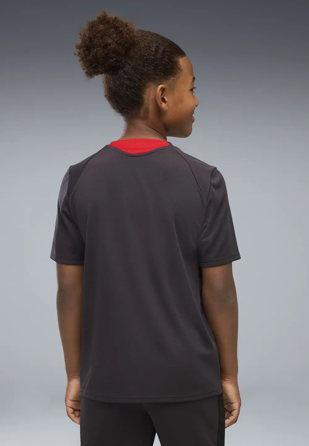 Ac milan slim trainingstrikot унисекс - клубная одежда Puma, Flat Dark Gray — фото 3