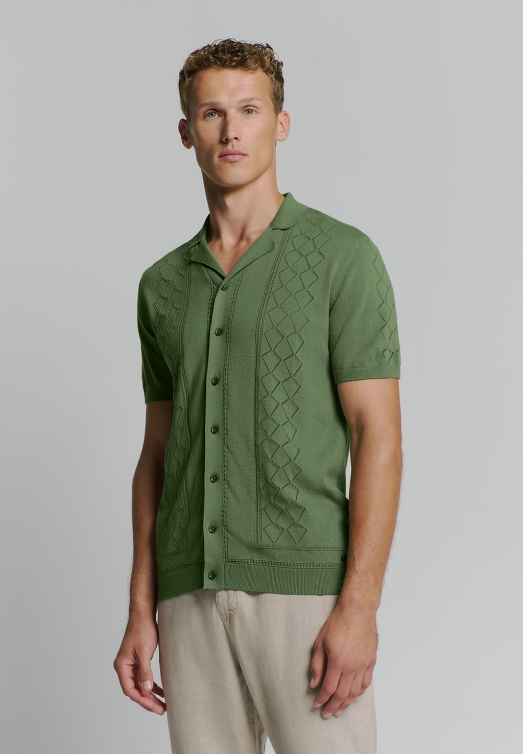 

Кардиган SHORT SLEEVE NO EXCESS, зеленый