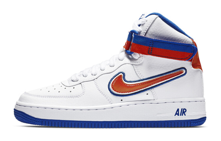 

Кроссовки Nike Air Force 1 High LV8 Sports 'Knicks' Gs, Серый, Кроссовки Nike Air Force 1 High LV8 Sports 'Knicks' Gs