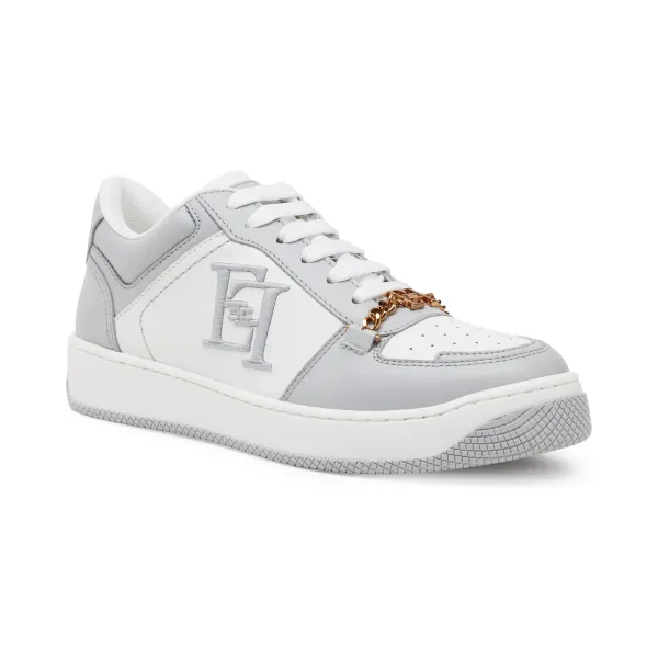 Кожаные кроссовки Elisabetta Franchi, белый
