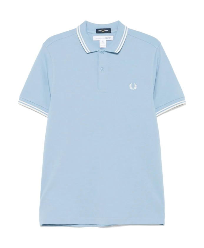 

Синие футболки и поло на пуговицах Comme Des Garã§Ons, синий