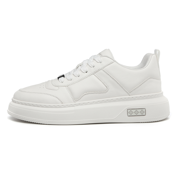 

Кроссовки Low-Top Skateboard Shoes Men's Kemaron, White Fleece-Lined