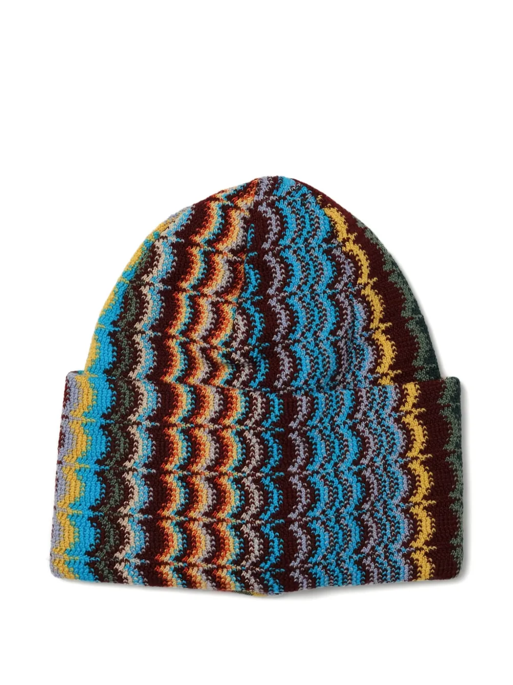 

Шерстяная шапка с зигзагообразным узором Missoni, коричневый