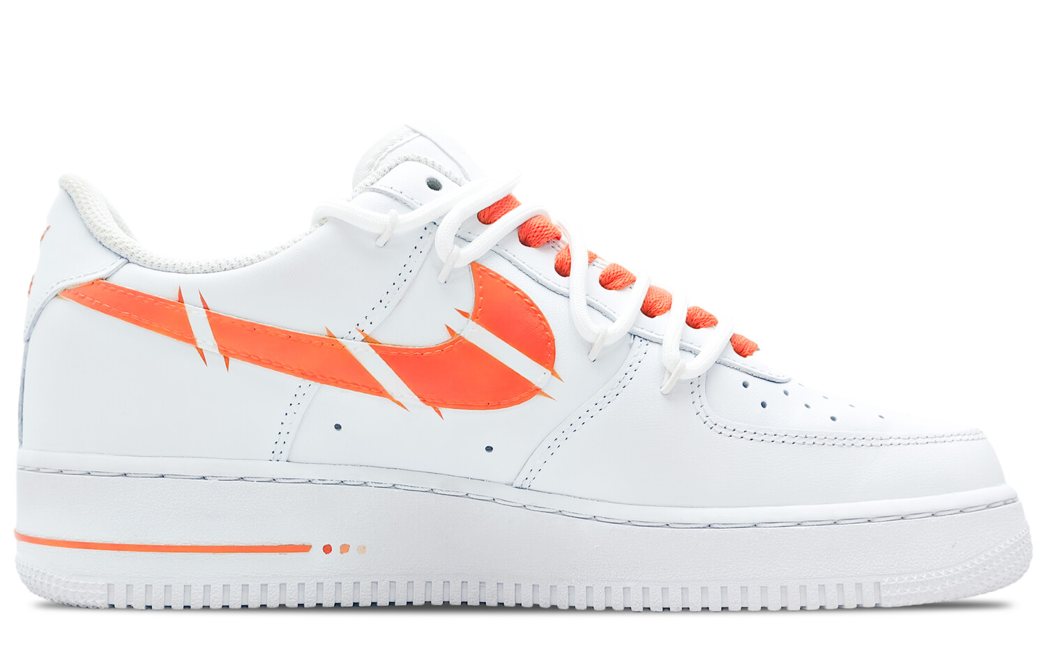 

Кроссовки Nike Air Force 1 Skateboarding Shoes Unisex Low-top Orange, белый