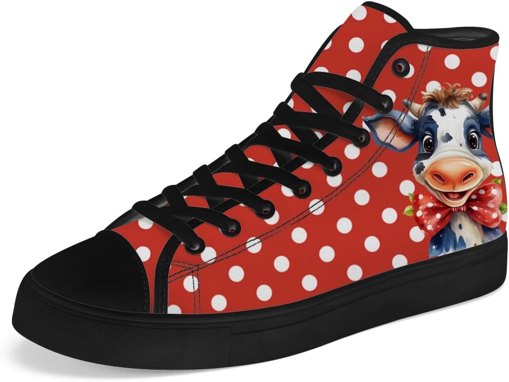 

Мужские и женские высокие кеды Chebing из холщовой ткани, высокие кроссовки на шнуровке, повседневная обувь, красный