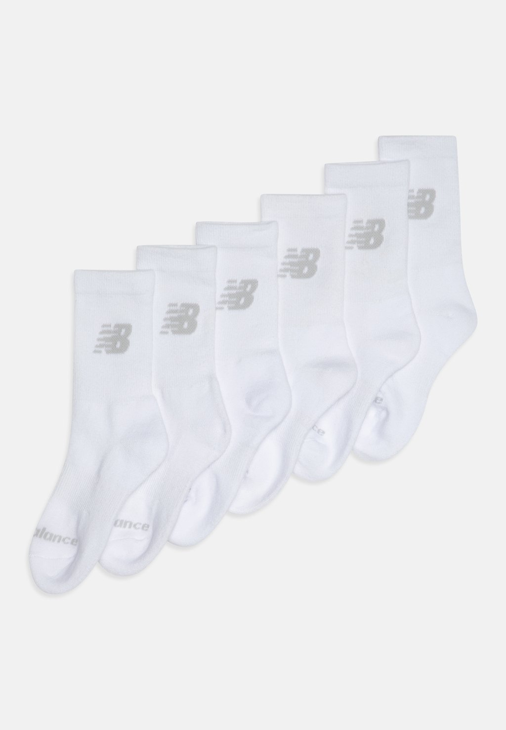 

Носки CUSHIONED CREW UNISEX 6 PACK New Balance, белый