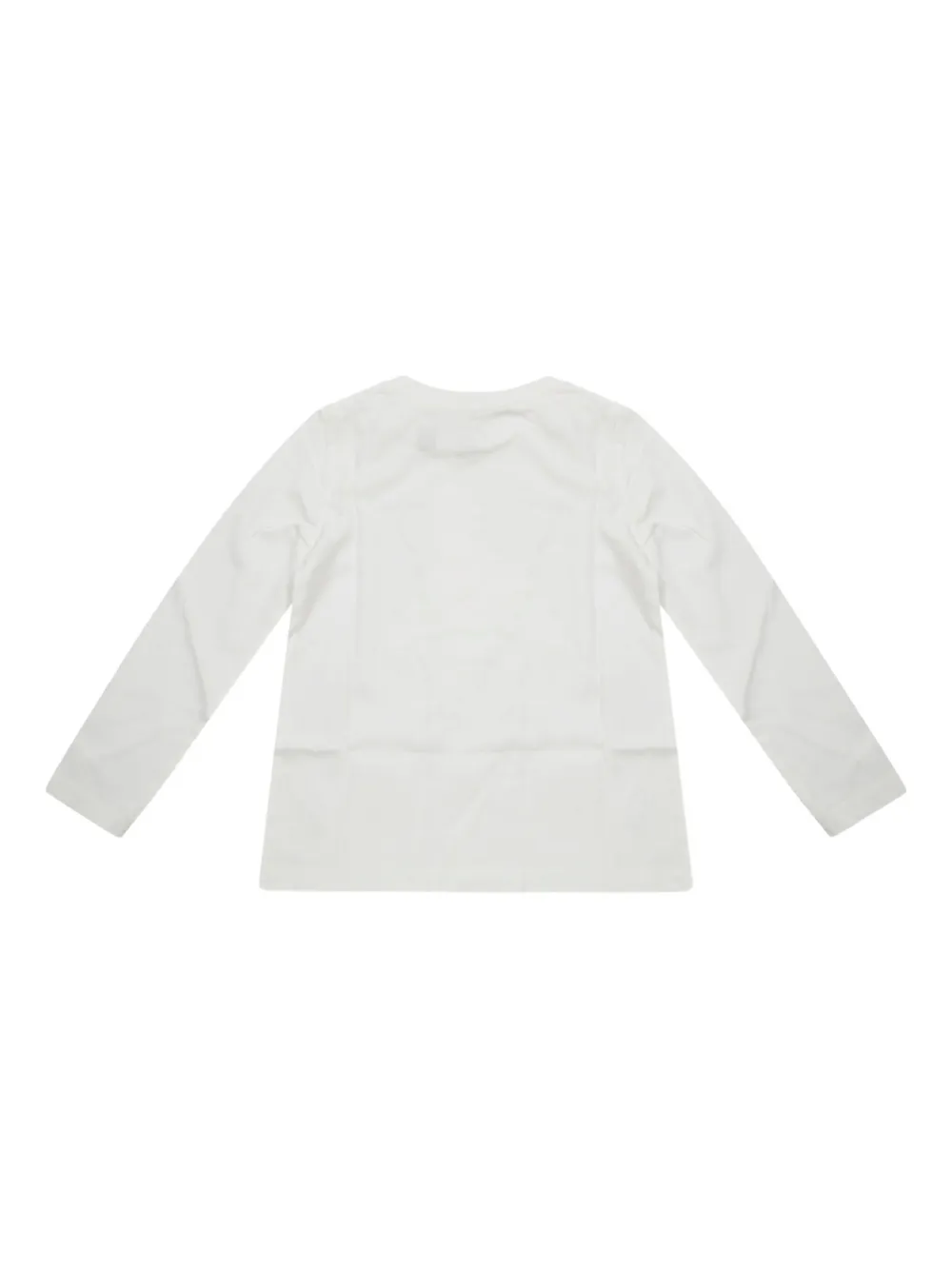 Футболка с длинным рукавом Teddy Pattinatrice Polo Ralph Lauren Kids, белый — фото 2