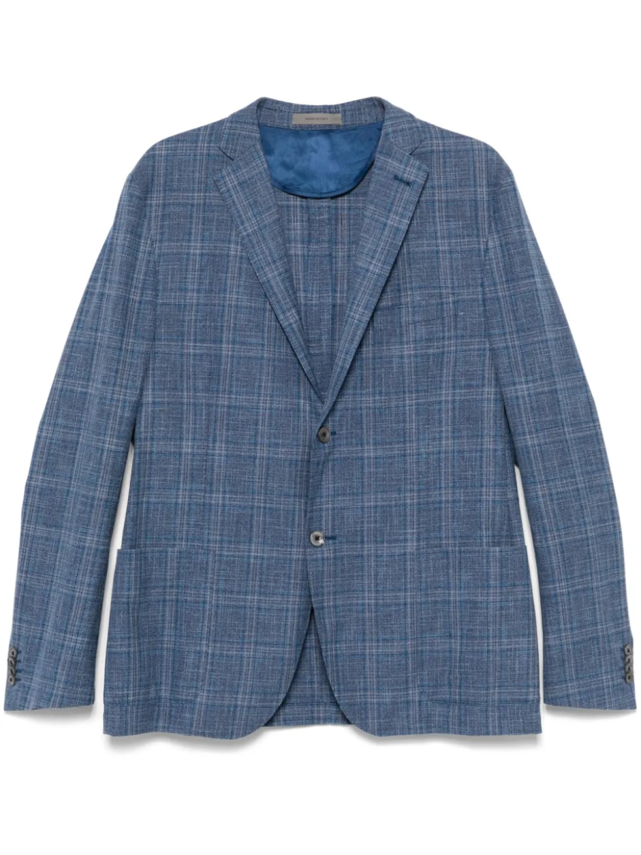 

Блейзер в клетку Corneliani, синий