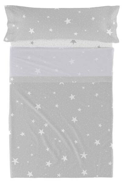 

Комплект простыни little star grey Basic, серый