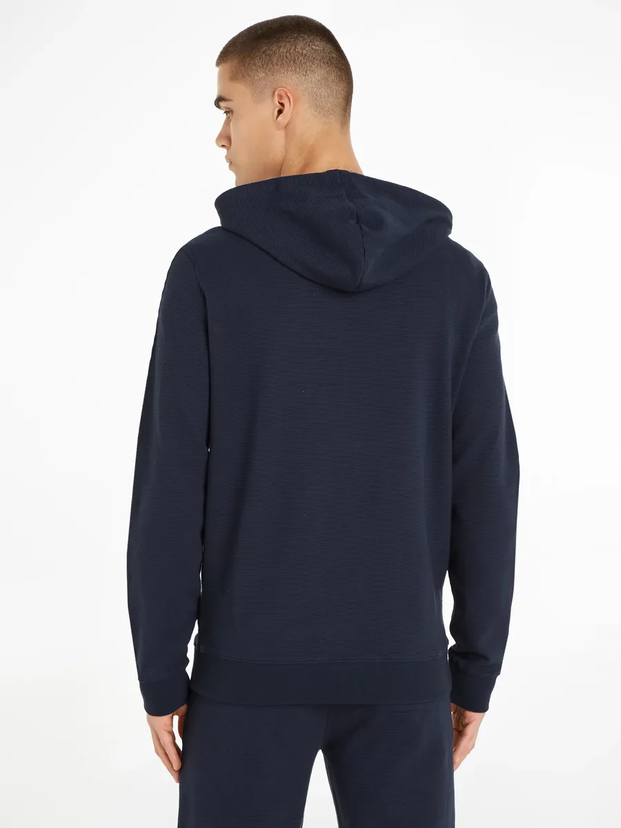 Толстовка Tommy Hilfiger Underwear "HWK FZ HOODIE" с фирменной этикеткой на рукавах, цвет Desert Sky — фото 2