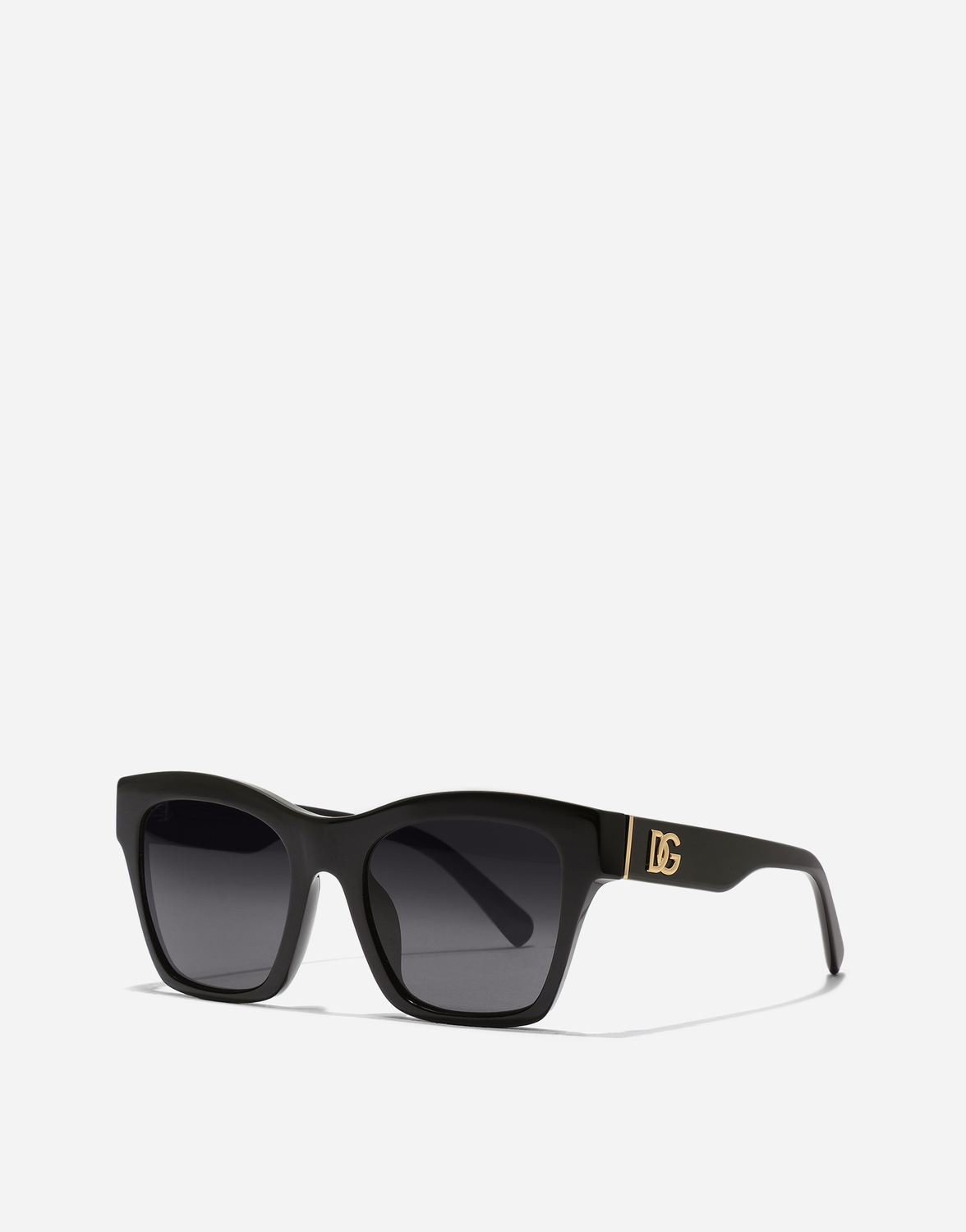 Солнцезащитные очки DG Crossed DOLCE & GABBANA, черный — фото 2