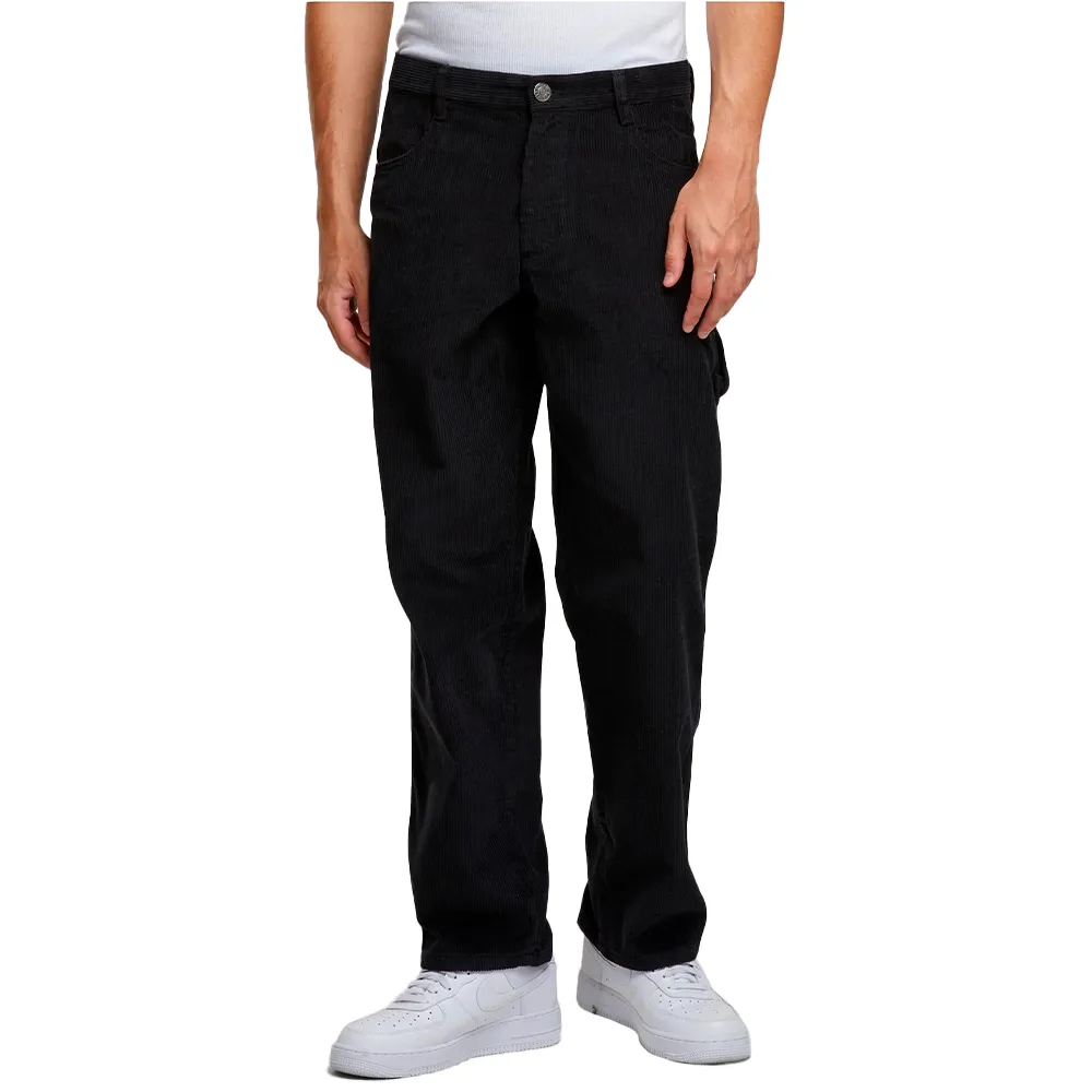 

Брюки Urban Classics Corduroy Carpenter, черный