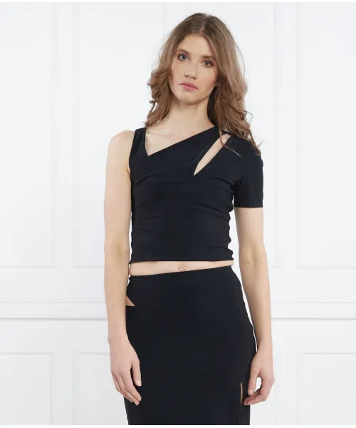 

Вязаная блузка Slim fit Patrizia Pepe, черный