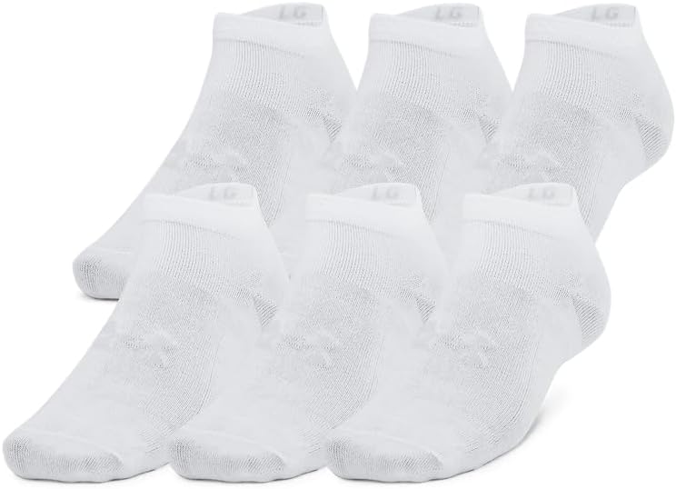 

Носки унисекс Essential Low от Under Armour, 6 пар, (100) White/White/Halo Gray