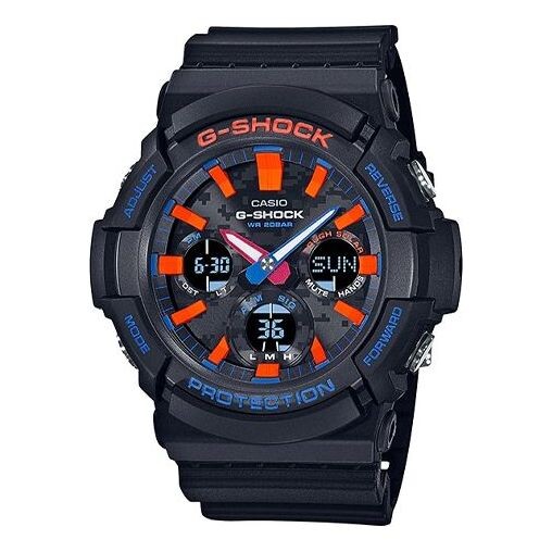 

Часы CASIO G-Shock Analog-Digital 'Black', синий