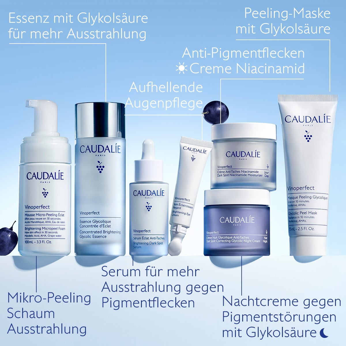 Маска для лица Caudalie — Vinoperfect peeling-maske mit glykolsäure , объем, 75 мл — фото 3