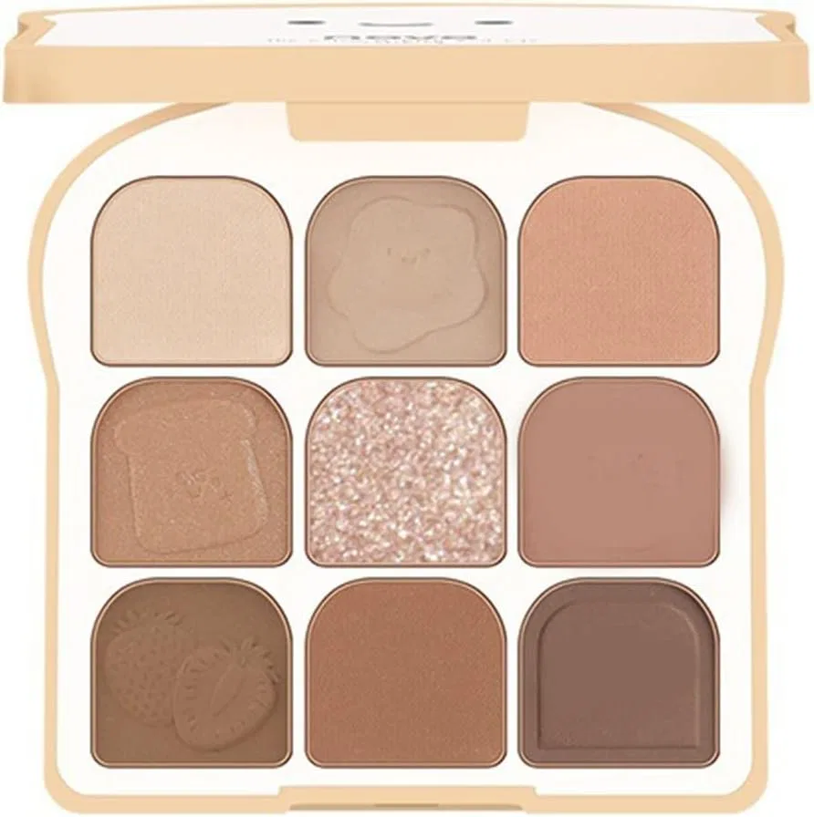 Палетка теней для век 9 цветов с шиммером Earth Generic 09 Pink
