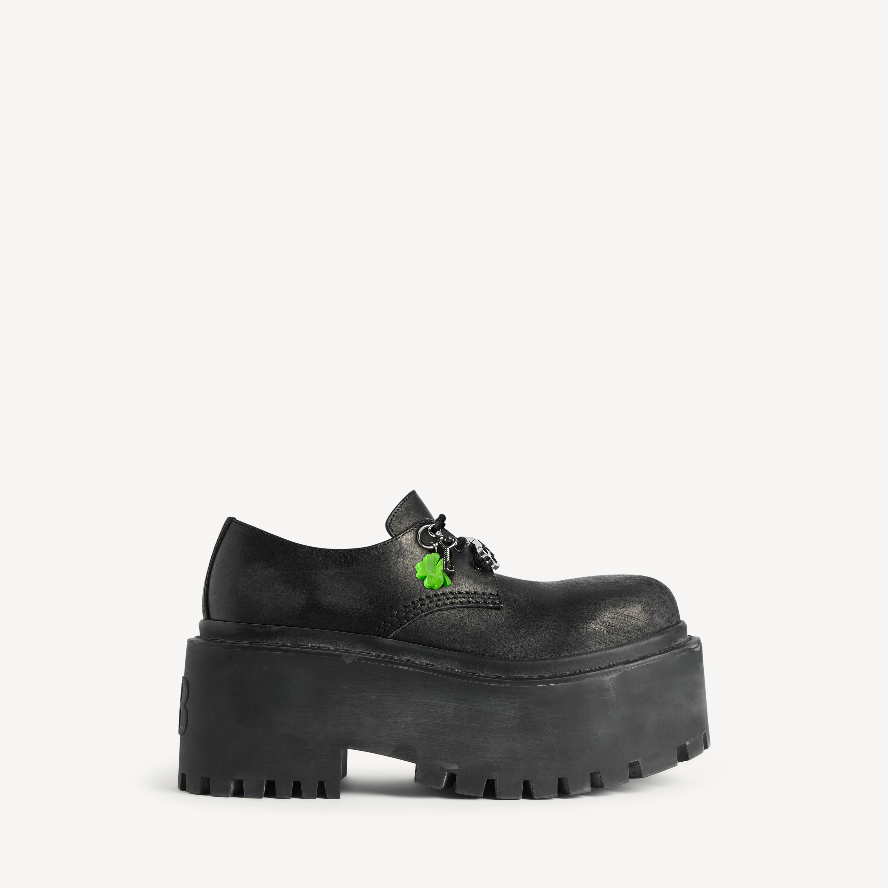 Женские дерби strike на платформе с подвесками, черные/разноцветные BALENCIAGA, многоцветный/черный