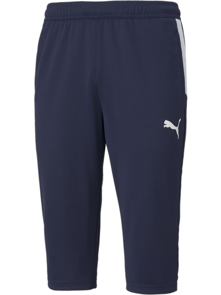 

Спортивные брюки "TeamLIGA Training 3/4 Pants" синего цвета Puma