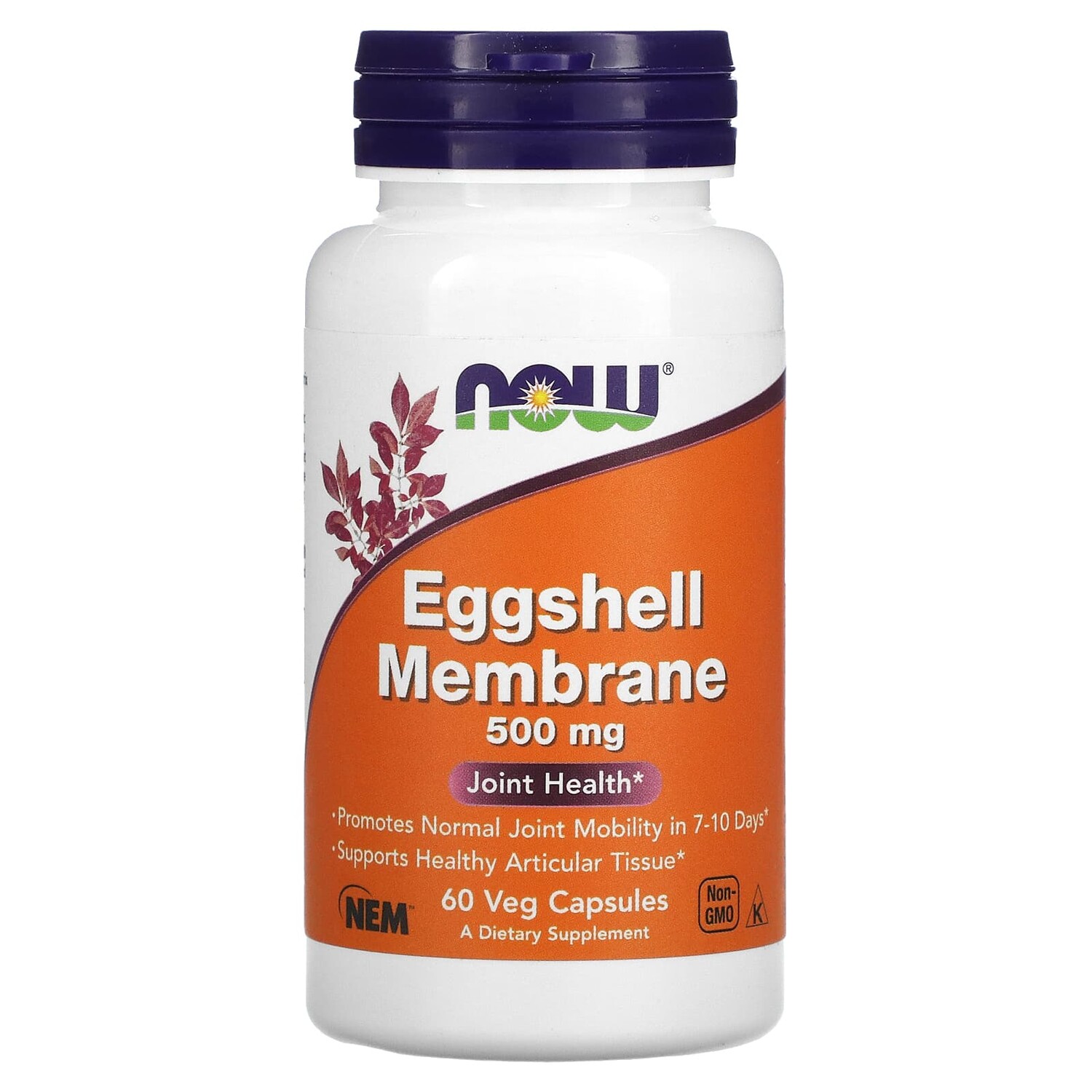

Now Foods Мембрана яичной скорлупы 500 мг 60 растительных капсул