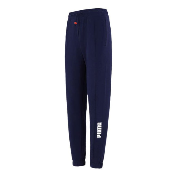 

Брюки trousers sport jogging pants 'navy' Puma, синий