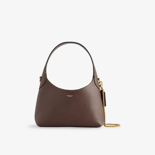 

Сумка кожаная Coach Brooklyn 23, коричневый