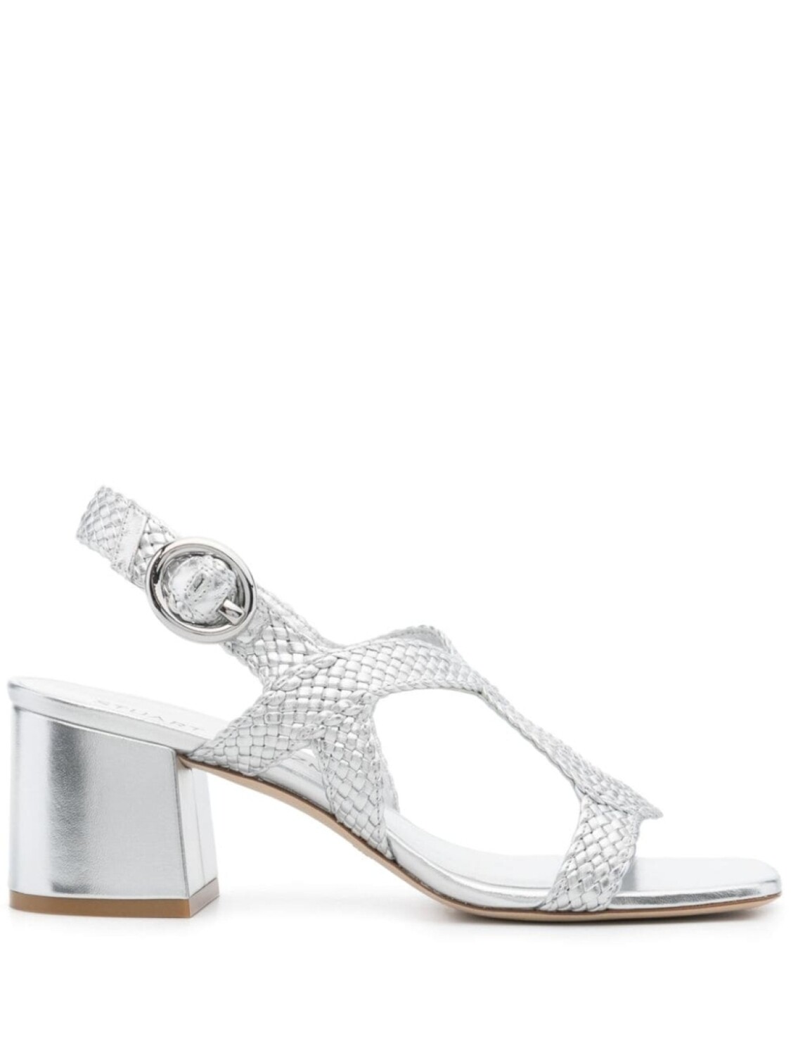 

Босоножки Wovette 60 Stuart Weitzman, серебристый