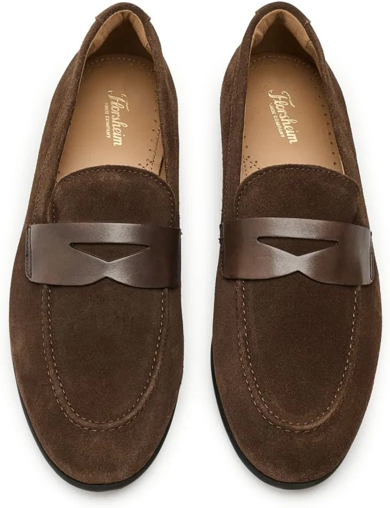Лоферы Florsheim Modena Moc Toe Penny, коричневая замша — фото 3