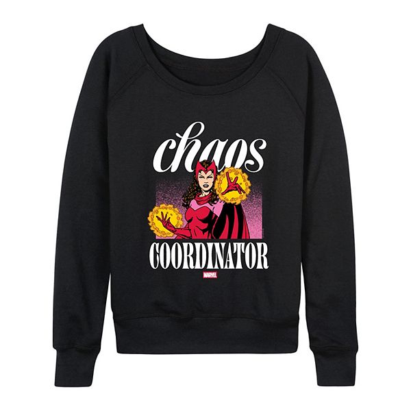 

Женская футболка с длинным рукавом scarlet witch chaos coordinator french terry Marvel, Black, Черный, Женская футболка с длинным рукавом scarlet witch chaos coordinator french terry Marvel, Black