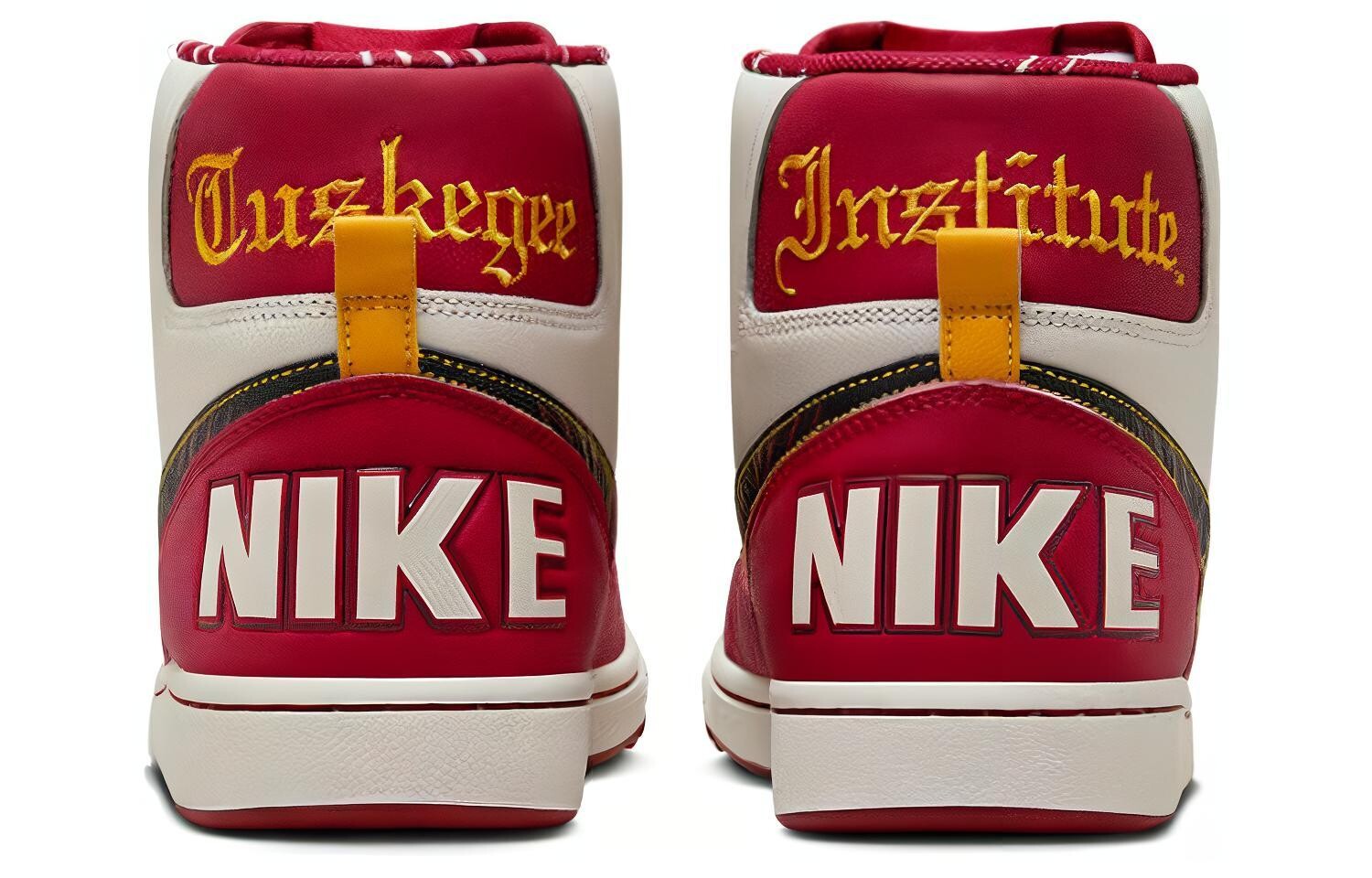 Кроссовки Nike Terminator High Tuskegee University, красный — фото 4